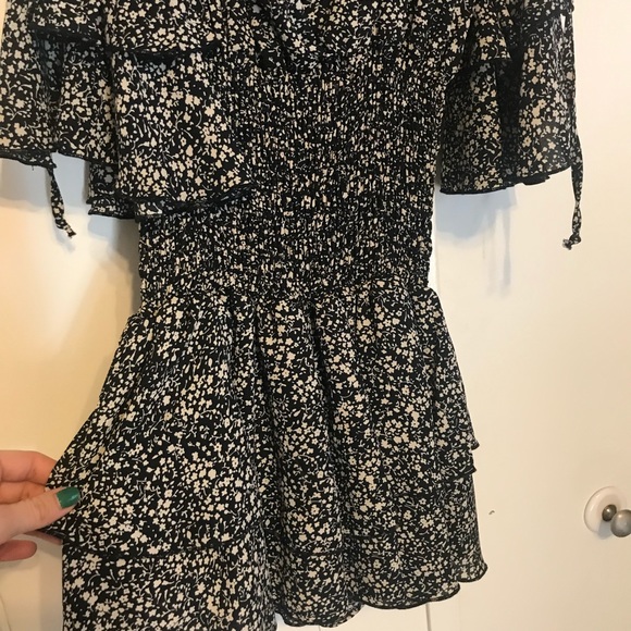 Floral Blue Life Mini Dress - XS - Picture 10 of 10